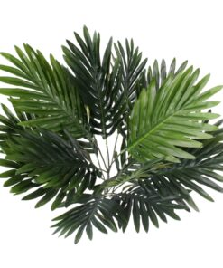 Planta de Folhas Verdes Artificial Decorativa 66cm