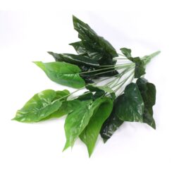 Buquê Folhas de Antúrios 55cm Artificial Verde Decoração
