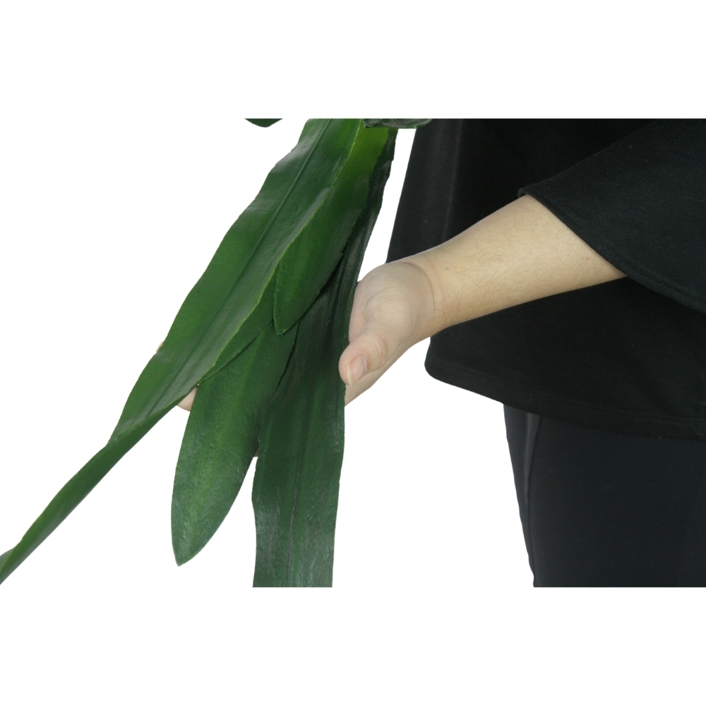 Folha de Orquídea Artificial para Arranjo 40cm - Brasfama Decorações