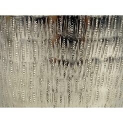 Vaso De Alumínio cor Prata Decorativo (Tamanho P) 13cm