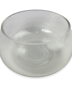 Vaso Lotus de Vidro Transparente para Decor (Tamanho G) 11.5cm