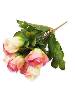 Buquê de Rosa Flores artificiais Decorativas 30cm