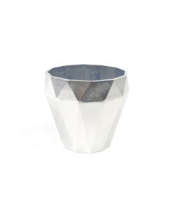 Vaso Diamante de Melamina para Decoração 10.5cm