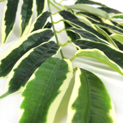 Haste de Folha de Bambu Artificial Verde Decorativa 66cm