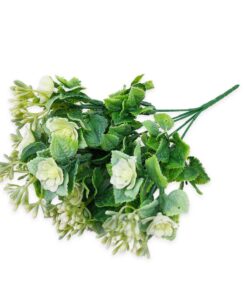 Buquê com 15 Flores Artificial 30cm para Decoração