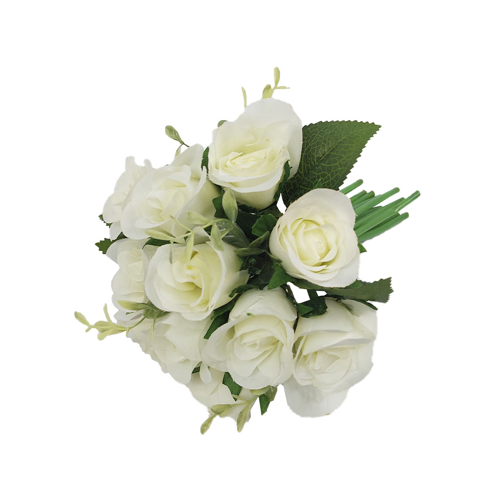 Maço de Rosas Artificial para Casamento 25cm - Brasfama Decorações