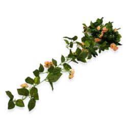 Pendente de Folhas com Rosas Artificial 95cm