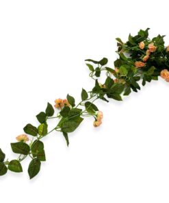 Pendente de Folhas com Rosas Artificial 95cm