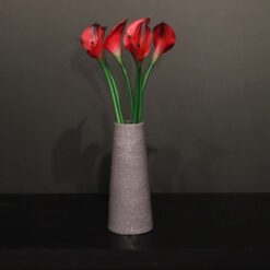 Haste Flor Copo de Leite Artificial Decoração 64cm
