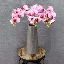 Haste de Orquídea Artificial 3D com brotos 70cm