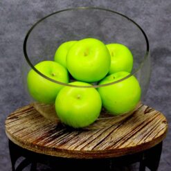Maçã Verde com Peso Artificial Decorativa 8cm