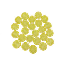 Fatias de Limão ( 24 unidades) Artificial p/ Decoração