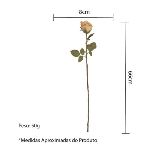 Haste De Rosa Artificial 68 cm